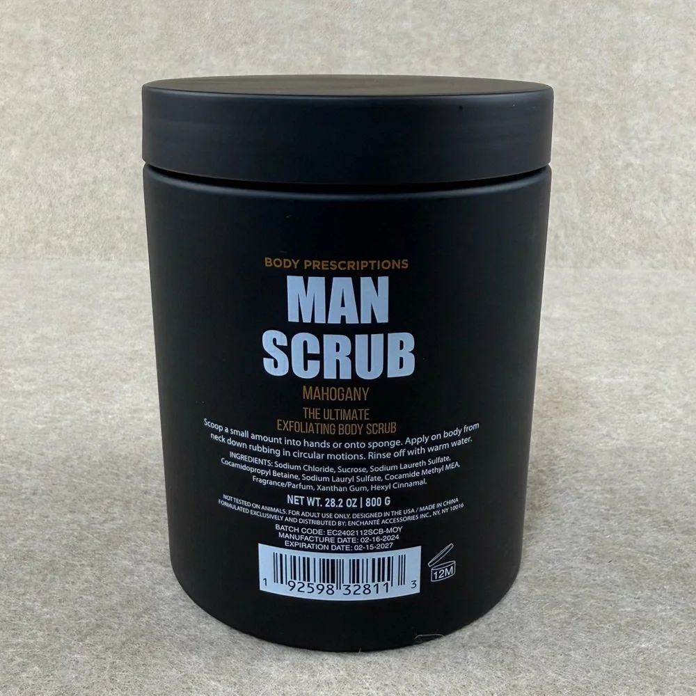 Man Scrub Mahogany Body‎ Prescriptions 28.2 oz